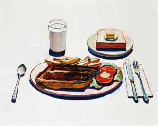 Roast Beef Dinner By Thiebaud diamond painting