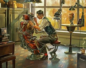 Robot Dentist diamond painting