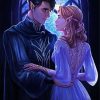 Romantic Rhysand And Feyre diamond painting