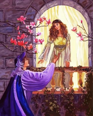 Romeo And Juliet Balcony diamond painting