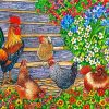 Rooster And Hen diamond painting