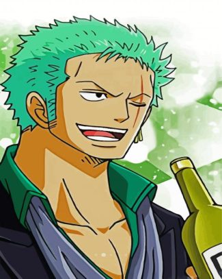 Roronoa Zoro One Piece diamond painting