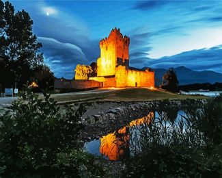 Ross Castle Killarney Ireland diamond painting