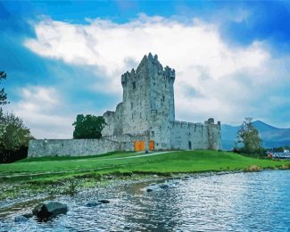 Ross Castle Killarney National Park diamond painting