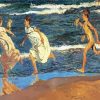 Running Along The Beach Sorolla diamond painting