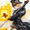 Sabo One Piece diamond painting