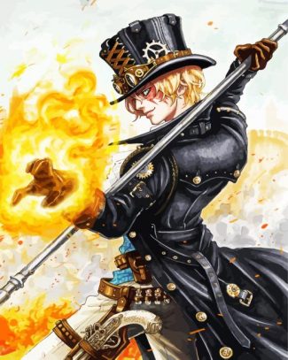 Sabo One Piece diamond painting