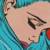 Sad Ban Girl Pop Art diamond painting