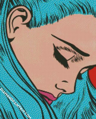 Sad Ban Girl Pop Art diamond painting