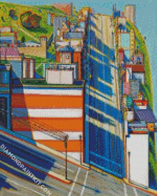 San Francisco West Side Ridge By Thiebaud diamond painting