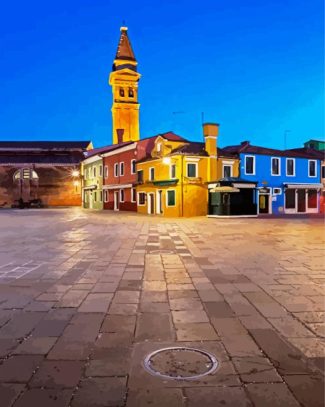 San Martino Burano Italy diamond painting