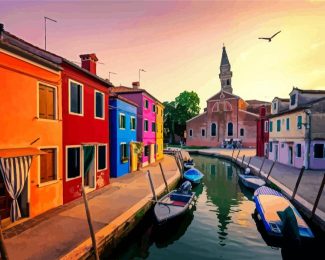 San Martino Burano diamond painting