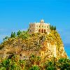 Santuario Di Santa Maria Dell Isola Di Tropea Calabria Italy diamond painting