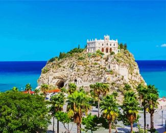 Santuario Di Santa Maria Dell Isola Di Tropea Calabria diamond painting