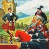 Scotsman Bagpipe Player diamond painting