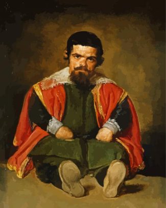 Sebastian De Morra By Velazquez diamond painting