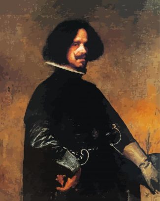 Self Portrait Velazquez diamond painting