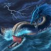 Serpent Jormungandr diamond painting