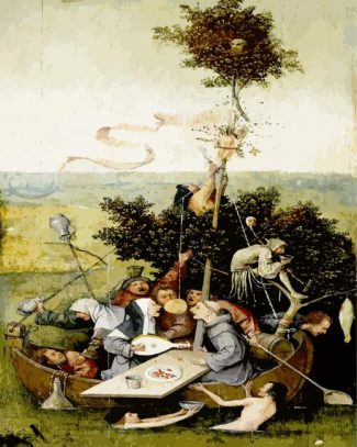 Ship Of Fools By Bosch diamond painting