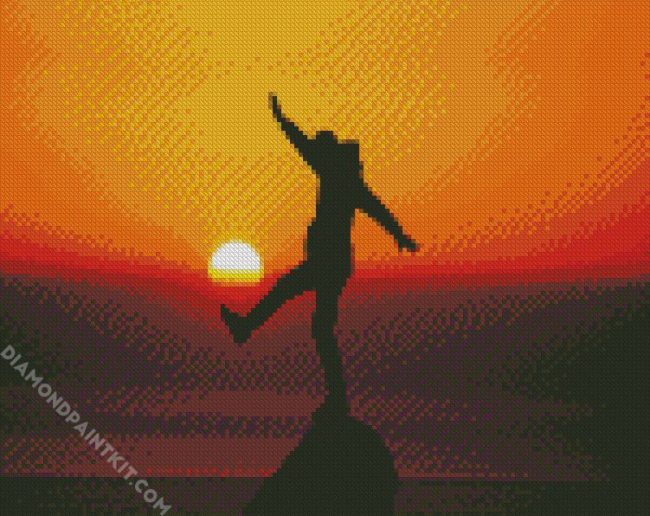 Silhouette Balance diamond painting