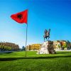 Skanderbeg Square Tirana diamond painting