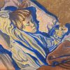 Sleeping Mietek By Wyspianski diamond painting