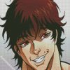 Smiling Baki The Grappler diamond painting