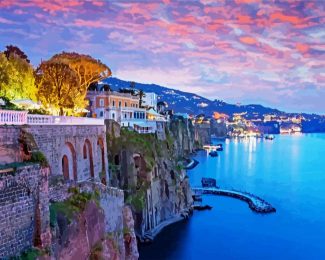 Sorrento Town Italy diamond painting