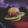 Space Burger diamond painting