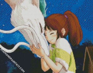 Spirited Away Chihiro And Haku diamond painting