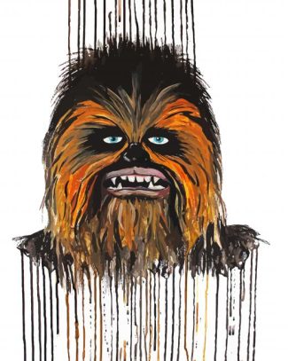 Splatter Chewbacca diamond painting