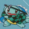 Squirtle Tanjiro diamond painting