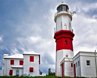 St David S Lighthouse Bermuda diamond painting