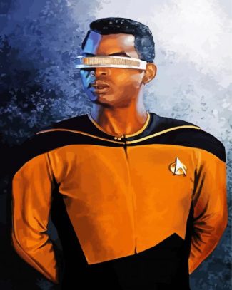 Star Trek Geordi La Forge diamond painting