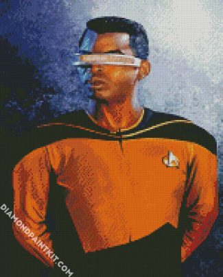 Star Trek Geordi La Forge diamond painting