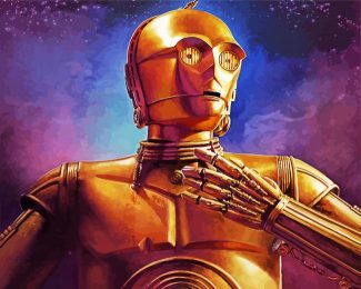 Star Wars C3po diamond painting