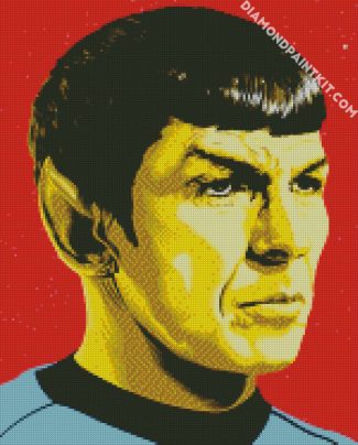 Star Trek Mr Spock diamond painting