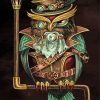 Steampunk Owl Illustration diamond painting