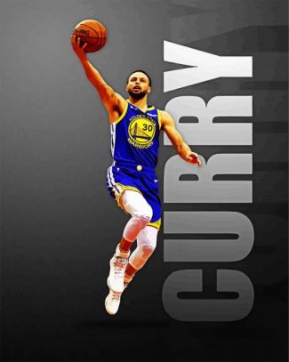 Stephen Curry diamond painting