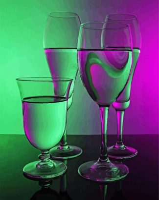 Still Life Glasses diamond painting