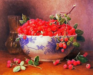 Still Life Raspberries diamond painting