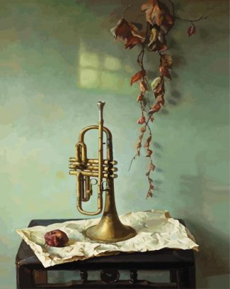 Still Life Trumpet diamond painting