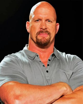 Stone Cold Steve Austin diamond painting