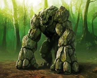 Stone Golem diamond painting