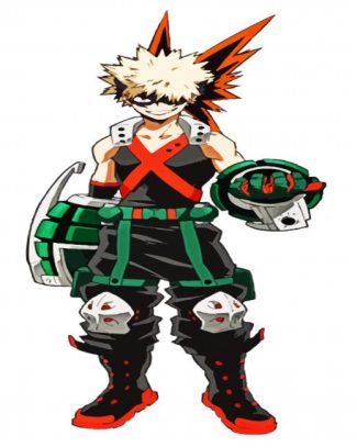 Strong Bakugo Anime Character diamond painting