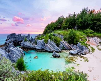 Sunrise Bermuda diamond painting