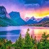 Sunset At Glacier National Park diamond painting