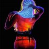 Sunset Girl Body Art diamond painting