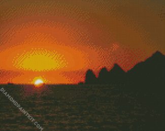 Sunset In Baja California diamond painting