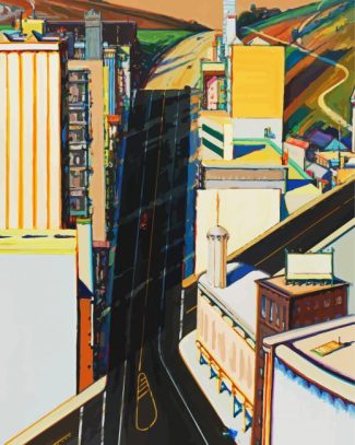 Sunset Streets By Thiebaud diamond painting